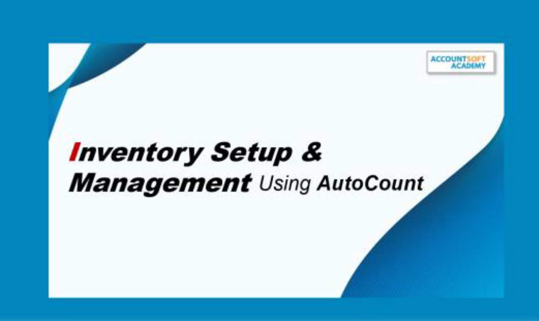 Inventory Setup & Management